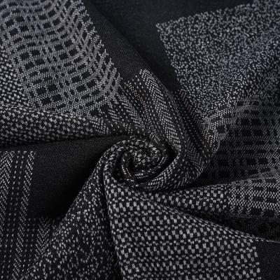 China Wrinkle Resistant TR elastic knitted jacquard fabric for sale