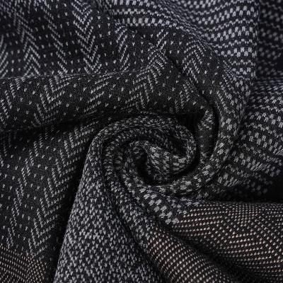 China Wrinkle Resistant T/R knitted Jacquard many designs  Knitting Jersey Fabric women garment WARM quality for sale