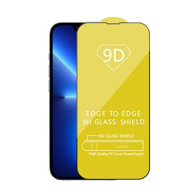 China New HD 3D Full Transparent Anti-fingerprint 0.33mm Glass Tempered Glass 9D Screen Protector for iphone 13 pro max mobile phone products for sale