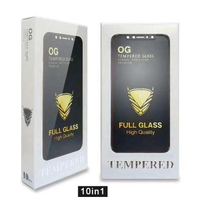 China OG Armor 3D HD Tempered Glass Screen Shockproof Gold 9H Protector For iPhone Xs Max Max And 11 Pro for sale