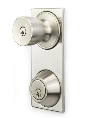 China ET/BK/PS/STR/CLASS Single Door Entry Knobset Double Sided Brass Cylinder Deadbolt Combination Door Lock for sale