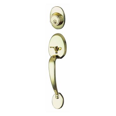 China Basic Track Entry Doors Door Lock Set Modern Residential Door Handle Lock for sale