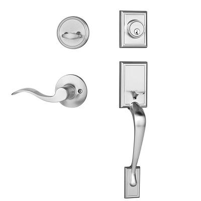 China Modern hot sale innovative high quality private villas morden lock luxury handleset handleset mian style door lock for sale