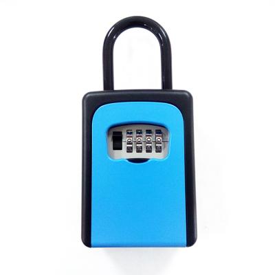 China Home/warehouse etc safe aluminum alloy key box water proof push button password lock apartment for sale