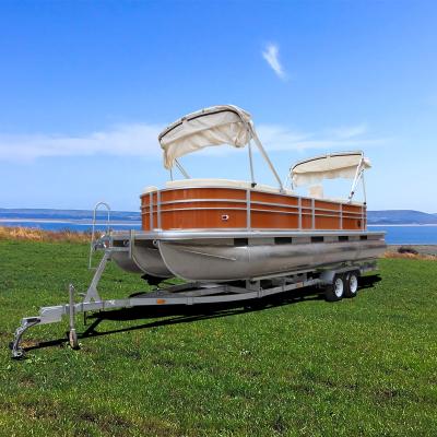 China Cruise factory new luxury sport cruiser pontoon boat yacht boat for sale for sale