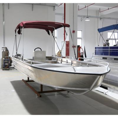 China Aluminum Pleasure Craft Kinocean Ecocampor Speed ​​Boat Angling Fishing Boat Sports For Sale for sale