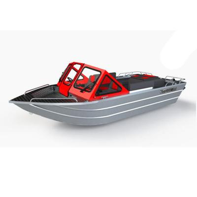 China Fully Welded Aluminum 20ft Jet Boat Speed ​​Boat Cruising Fishing Boat for Sale in Best Price for sale