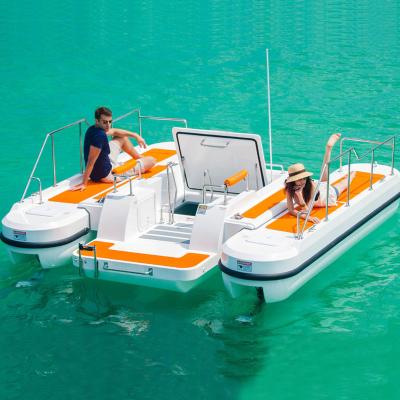 China Pleasure craft sightseeing semi submersible boat for sale for sale