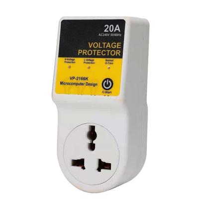 China Protect Household Appliances Low Power Consumption Household Power Refrigerator Voltage Protector Socket for sale