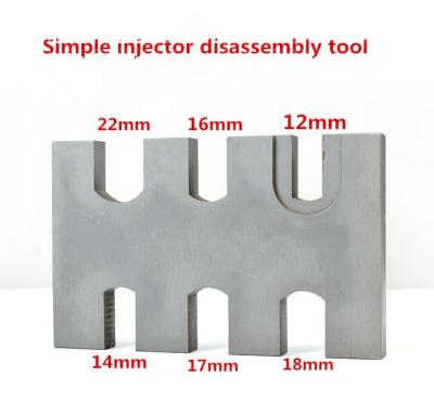 China NO EURO-III type single common rail injector disassemble disassemble frame tool, common rail injector nozzle repair tools for sale