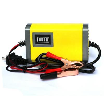 China Car Motorcycle Battery Charger 12V 2A Full Automatic Smart Defender 3 Stages Car Motorcycle Battery Charger Power Lead Acid LED Display for sale