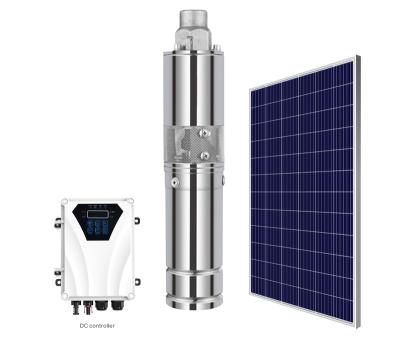 China Other stainless steel solar deep well water pumps submersible 72 volt dc submersible water pump solar for sale