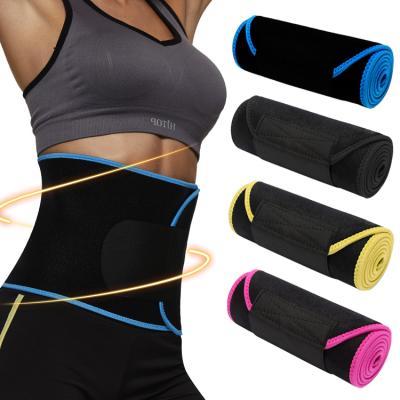 China Custom Slim Trainer Belt Neoprene Workout Sports Fitness Exercise Waist Trimmer Sauna Waist Trainer Sweat Bands Waist Trimmer for sale