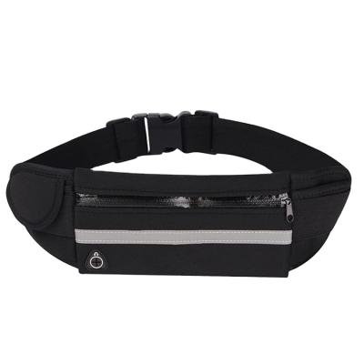 China Luminous Neoprene Custom Waterproof Sports Pussy Pack Running Waist Bag for sale