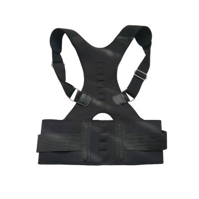 China Breathable Body Wellness Neoprene Stimulator and Lower Back Support Brace Adjustable Magnetic Therapy Posture Corrector for sale