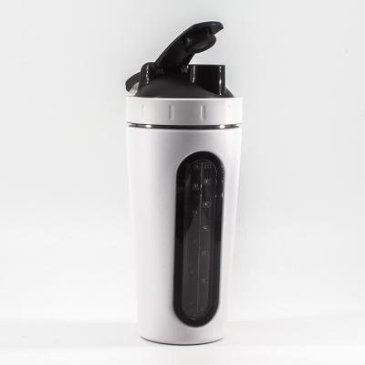 China Sustainable Double Wall Stainless Steel Water Bottle Easy To Carry , Free Sample Protein Double Wall Stainless Steel Shaker Bottle for sale