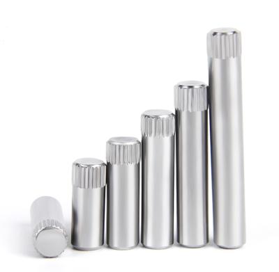 China Custom CNC Machining Solid Carbon Steel Single / Double End Knurled Studs / Hollow Spline Shaft for sale