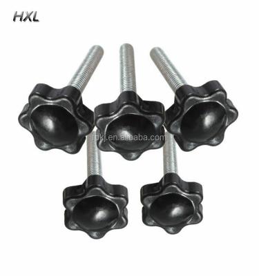 China Plastic Hand Bolt Star Knob Plastic Head Thumb Screw for sale