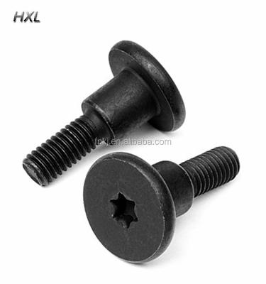 China Carbon Steel Clutch Mount Bolt Black Step Screw Custom Torx Shoulder Screw for sale