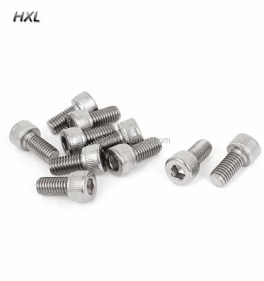 China Carbon steel china hxl hex socket knurled cap head screws allen bolt for sale