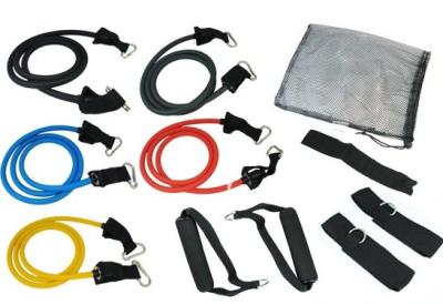 China Fitness Latex Resistance Tubings Set/ Resistance Bands Set for sale