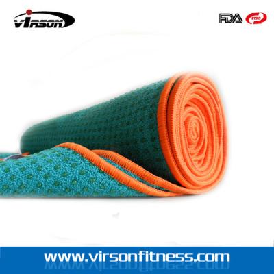 China Toallas de yoga de colores de contraste, toallas de yoga antideslizantes, toallas de yoga de microfibra en venta