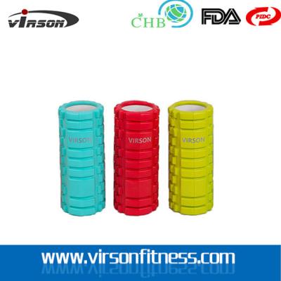 중국 Virson colourful grid massage hollow foam rollers.PVC .ABS.EVA  foam roller 판매용