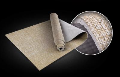 중국 Ningbo Virson Super quality stylish custom pvc jute yoga mat.fym mat.fitness  mat 판매용