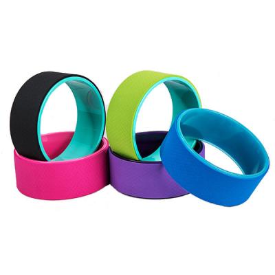 China Ningbo Virson Hot Sale High Quality Colourful Yoga Wheel For Balance Traning for sale