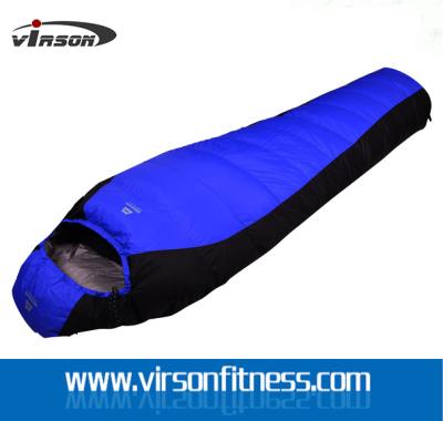 China nuevo tipo impermeable 18 grados C / 0 grados F flanel revestido bolsa de dormir barata aguda -15 grados para campamento adulto en venta