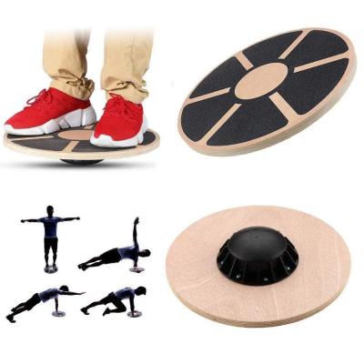 China Wooden Balance Board Plate Yoga Balancer Anti-skid High Level Training Balance Gym Board en venta