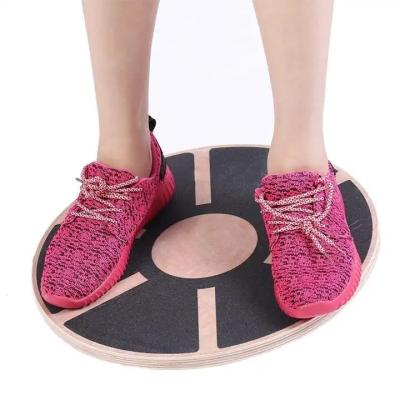 China Fitness Curvy Baby Children Wooden Wobble Balance Board zu verkaufen