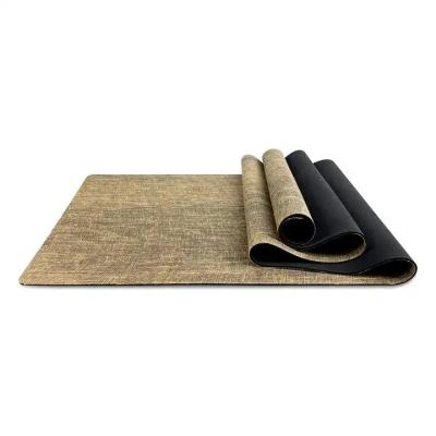 중국 ECO Friendly Hot Selling Fitness Natural Jute Rubber Yoga Mat for Yoga 판매용