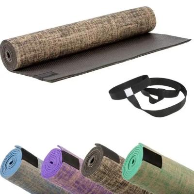 중국 Factory Wholesale PVC Yoga Mat Jute Yoga Mats 판매용