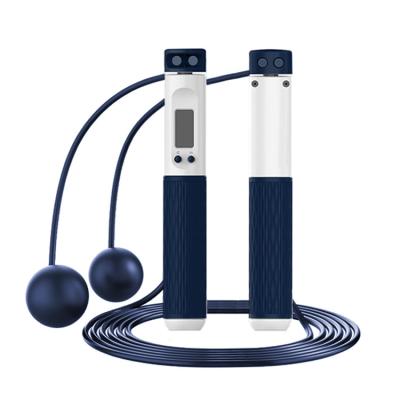 중국 Fitness equipment Weighted Speed Skipping Rope Digital Smart Cordless Jump Rope with Counter 판매용