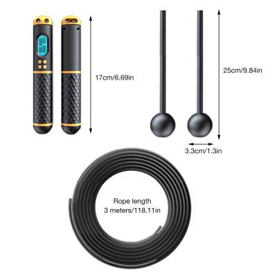 China Weight Loss Smart Jump Rope Counter Speed Counting Digital Jump Rope Adjustable Cordless Skipping Fitness Jump Rope for sale