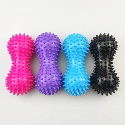 中国 Peanut Shape Relieve Body Stress PVC Resistant Foot Spiky muscle Massager Point Foot Massage Fitness Sport Yoga Ball 販売のため