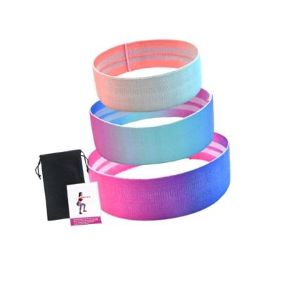 중국 Virson 3pcs Hip Elastic Band Anti Resistance Bands Loop Exercise Strap For Stretching Fitness Ladies 판매용