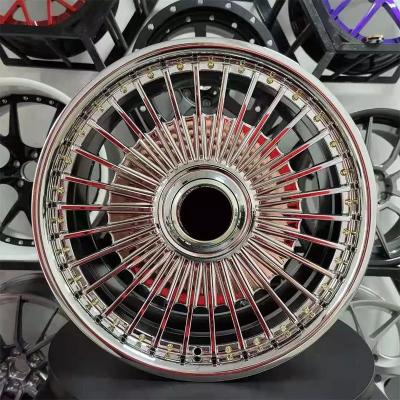 China forged alloy wheels 2 pieces Chrome wheel rims forged concave wheels zu verkaufen