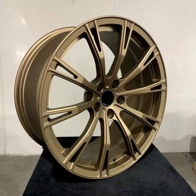 China light copper colour finished lightweight forged wheels hollowed out aluminum deep dish wheels zu verkaufen