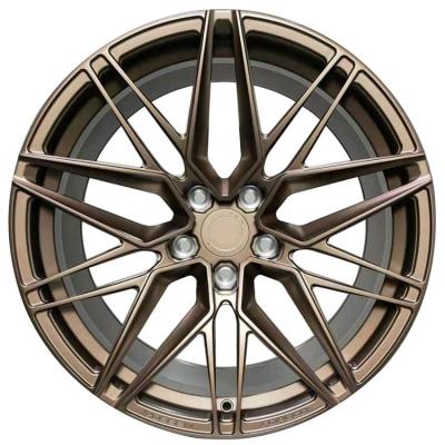 China Matt Bronze Forged Rims Car Alloy Wheel Rim 18''19''20''21 Inch Forged Rims For Sports Car for sale