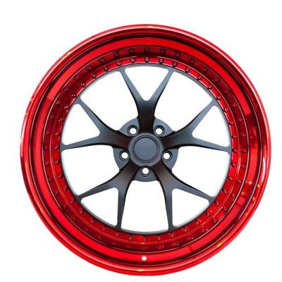 China customization deep dish brushed red 18 19 20 2122 Inch 3 piece wheels forged alloy wheels for ferrari Dino 365 GTB zu verkaufen