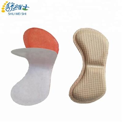 China Inside shoe pad soft arch gel heel cushions shoe inserts heel back pads for sale