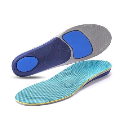 China Custom printed cloth+ortholite+EVA+semi-wear-resistant dragon+shock film arch support insole shoe insole and cushioning of shock absorption sports and foot insoles for sale