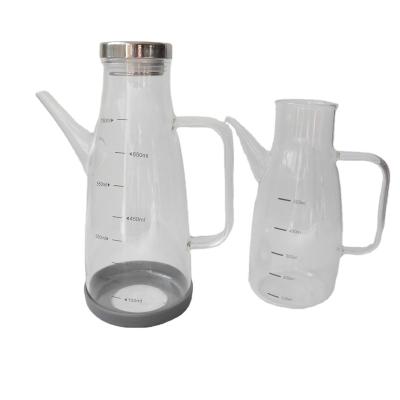 China Steamable Oil Dispenser Glass Bottle for Kitchen (600ML/800ML) for sale