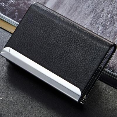 China High Quality Leather Wallet Fashion Promotion Gift PU Big Business Custom Card Holder Card Holder for sale