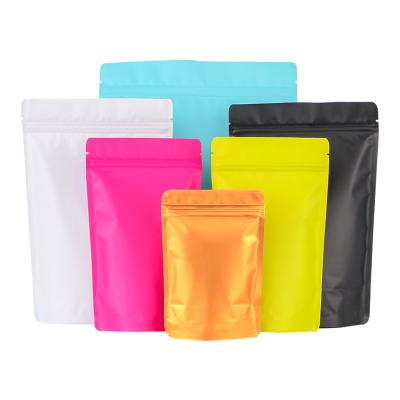 China Food Factory Smell Proof Zip Lock Aluminum Foil Bag Packaging Mylar Pouch Bags for sale