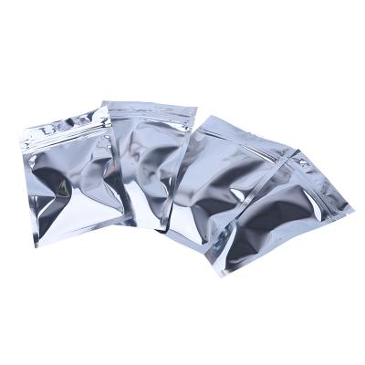 China CLOTHING Flat Aluminum Foil Vacuum Bag With Zipper Lock for sale