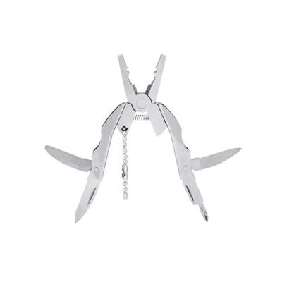 China Mini Portable Folding Pliers Outdoor Muilti-Functional Clamp Repair Hand Tool Key Chain Increasing Tool Pocket Multitools Camping Pliers for sale