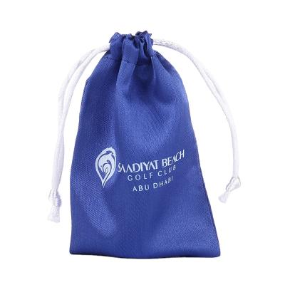 China Recyclable Colorful Satin Bag Silk Pouch Bag With Drawstring For Hair Papers Packaging for sale